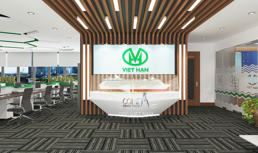 Thiết kế thi công văn phòng Tập đoàn Việt Hàn